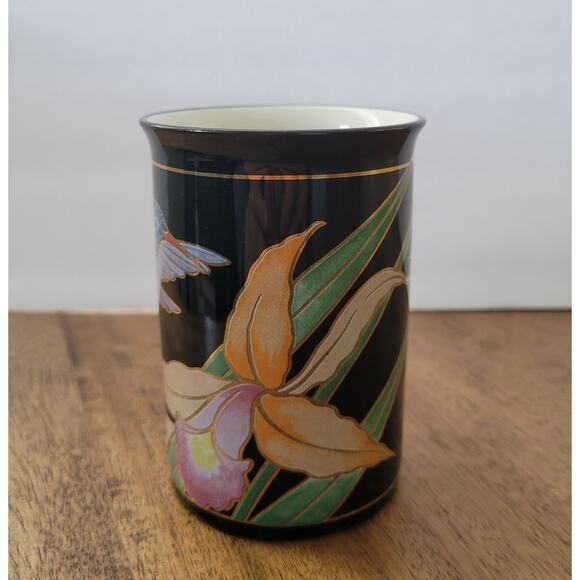 Vintage Scotland Mug Hummingbird Flower by Dunoon Christine Chadwick - Picture 2 of 7